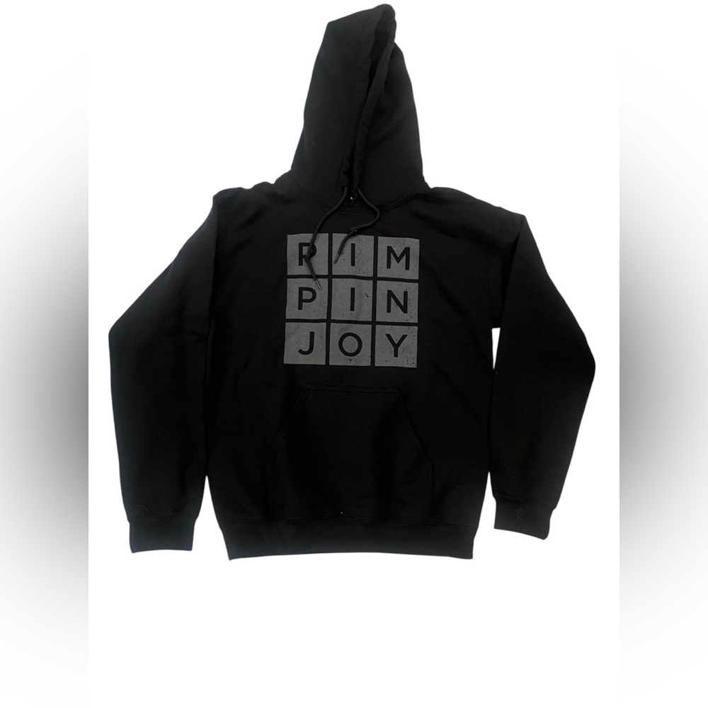 #PIMPINJOY Hoodie Sweatshirt Black Adult small